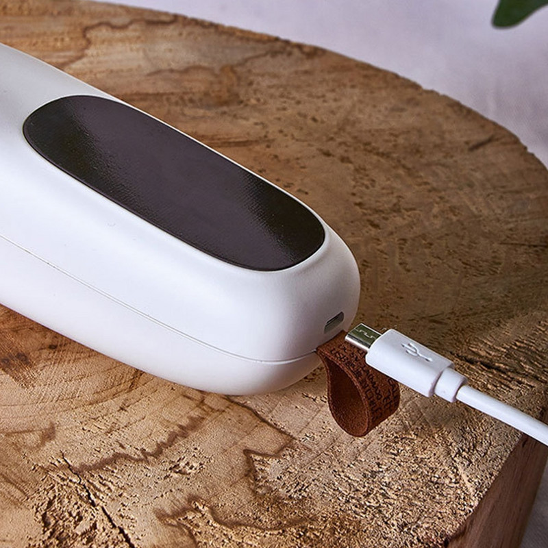 2 v 1 tepelný uzáver USB nabíjateľný uzáver mini prenosný uzáver do domácnosti ručný šetrič potravín na plastové vrecká balenie gadgetov