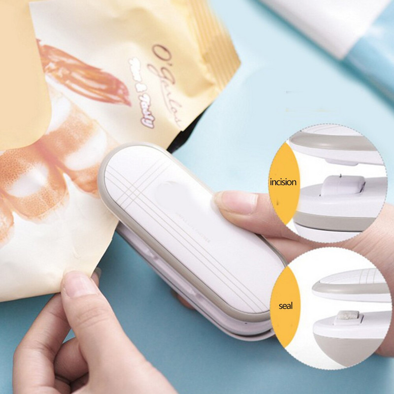 Mini maisto pakuotės šiluminio sandarinimo mašina Impulse Sealer rankinis pakavimo įrankis Food Sealer šildymo sandarinimo įrankis