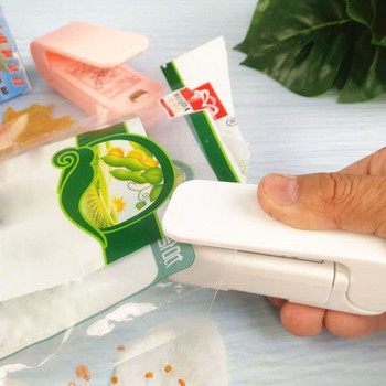 Машина за запечатване Щипка за торбичка за храна Преносим мини термоуплътнител Опаковка за храна Кухненска чанта за съхранение Щипки Начало