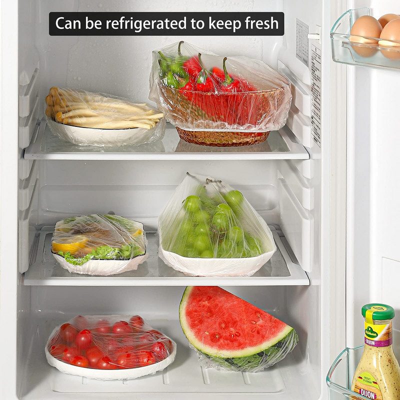 Višenamjenska vrećica za čuvanje svježe hrane, hladnjak, jednokratna navlaka za hranu, rastezljiva plastična folija, navlaka za zdjele, navlaka za cipele, pokrivala za glavu za tuširanje