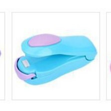 Hordozható táska hőszigetelő műanyag csomag tároló táska kapcsos mini lezáró gép praktikus matrica pecsét élelmiszer-snack konyhai eszközökhöz