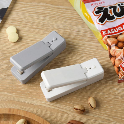 Nešiojamasis šilumos sandariklis plastikinių pakuočių laikymo maišelio mini užkandžių maišelio sandarinimo mašina USB įkrovimo sandariklio maišelio spaustukai virtuvės įtaisas