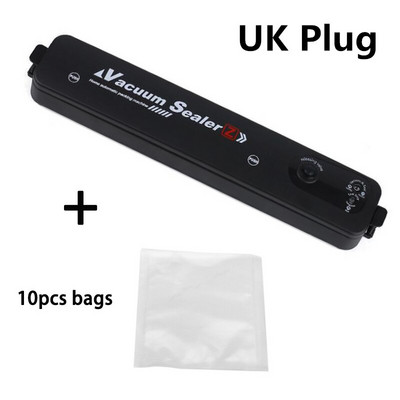 Kuhinjski električni aparat za vakuumiranje, stroj za brtvljenje, kopče za vrećice, kopča za brtvljenje hrane, automatski stroj za zračno brtvljenje s besplatnim 10 vakuumskih vrećica