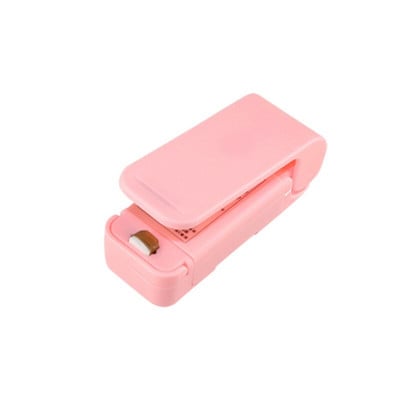 Mini sigilator pentru pungi de plastic 2-în-1, portabil, reîncărcabil, portabil, dispozitiv de tăiere cu vid pentru pungi de plastic, pentru depozitarea alimentelor