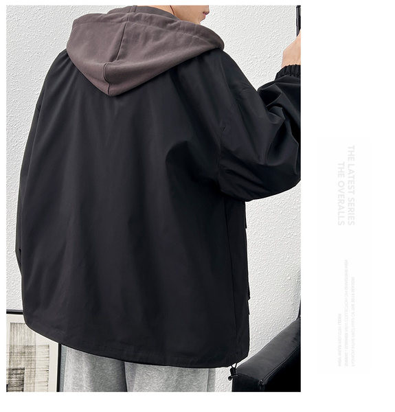 Široki model muške jakne proljeće-jesen