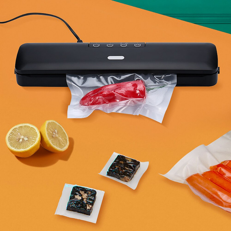 Buitinė virtuvė Vakuuminis siurblys šviežiai laikomas maišelio sandarinimo mašina Užkandžių maišelis vakuuminis pakavimas Šviežias