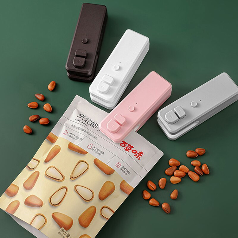 Skladištenje paketa Termo pakiranje hrane Vreća za zatvaranje Kuhinjski alati Pribor Praktični plastični uređaj za spajanje na toplinu USB punjač