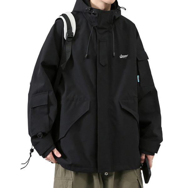 Geaca barbati model nou cu gluga si buzunare