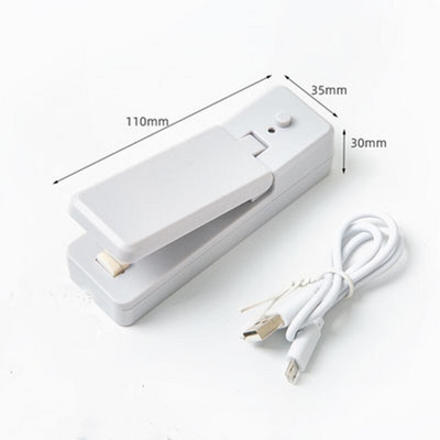 Usb mini zavarivanje vrećica Stroj za zatvaranje čipova za pohranu hrane Prijenosni uređaj za zavarivanje plastičnih vrećica Stroj za toplinsko prešanje Alat za spajanje za uštedu hrane