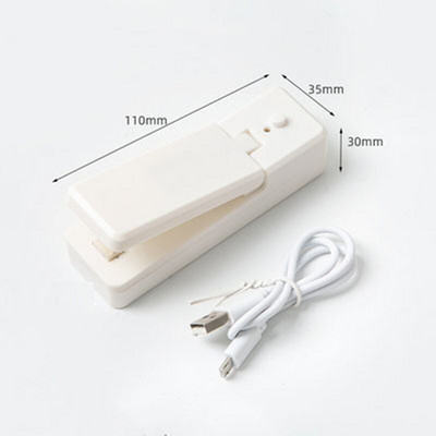 Usb mini zavarivanje vrećica Stroj za zatvaranje čipova za pohranu hrane Prijenosni uređaj za zavarivanje plastičnih vrećica Stroj za toplinsko prešanje Alat za spajanje za uštedu hrane