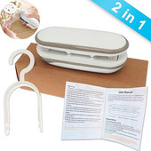 Mini zavarivač vrećica, 2 u 1 ručni uređaj za toplinsko zavarivanje i rezač za ponovno zatvaranje vrećica za grickalice, prijenosni mini zavarivanje, baterija nije uključena