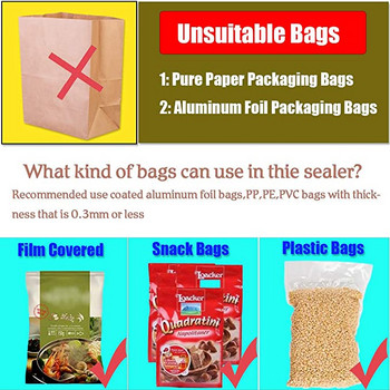 Mini Bag Sealer, 2 in 1 Handheld Heat Sealer and Cutter Snack Bag Resealer Sealer, φορητό μίνι σφράγισμα, μπαταρία δεν περιλαμβάνεται