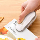 Műanyag zacskó tömítő vákuumcsomag tömítőgép kapcsok Mini termikus forrasztópáka záróelem hordozható bezár Gabona élelmiszer konyha