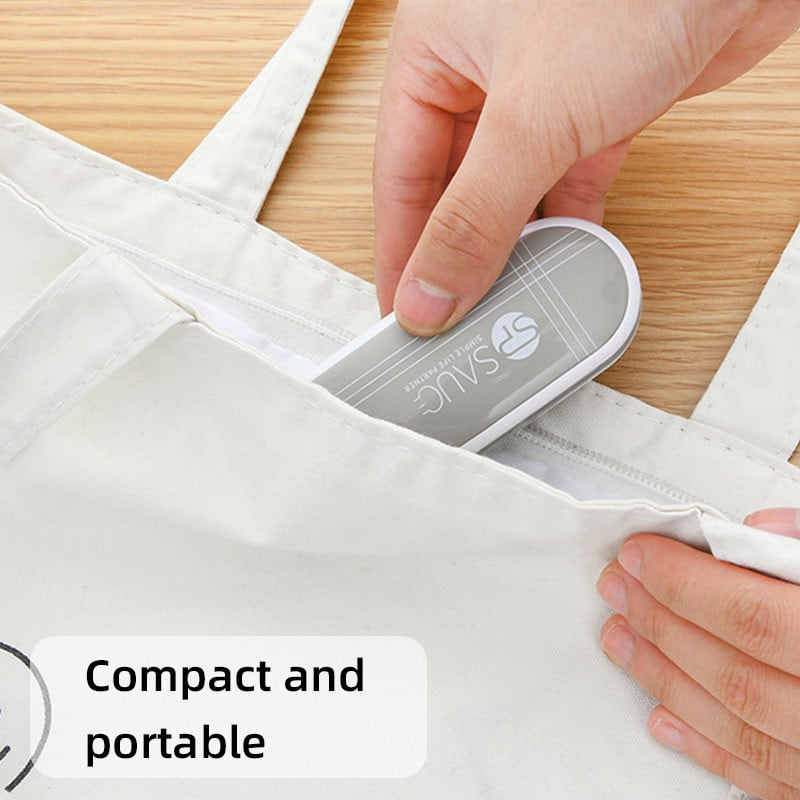 Műanyag zacskó tömítő vákuumcsomag tömítőgép kapcsok Mini termikus forrasztópáka záróelem hordozható bezár Gabona élelmiszer konyha