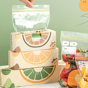 Επαναχρησιμοποιούμενες τσάντες αποθήκευσης Επαναχρησιμοποίηση σακούλες αποθήκευσης τροφίμων Χοντρές σακούλες στεγανή τσάντα συντήρησης για μπισκότα φρούτων λαχανικών