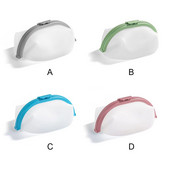 Silikonske vrećice za višekratnu upotrebu Sigurne praktične kuhinjske vrećice za pohranu hrane Vrećice za svježinu Sklopive vrećice Spremnici s brtvljenjem Siva