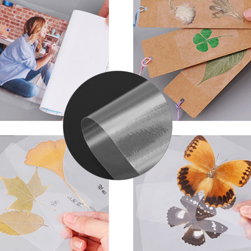 Lamináló lapok Fóliatasak Laminálólap Fotópapír Laminátor Thermal Pouchroll Hideg Irodai Képzárás Tiszta Címke