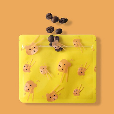 100 бр. Анимационни пластмасови торби с цип Сладки бонбони Закуски Бисквити Малки хранителни запечатани опаковки Съхранение на бижута Детски торбички за подаръци