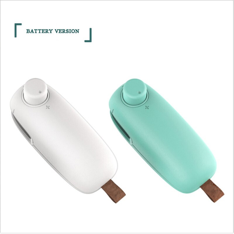 Prenosný mini vykurovací stroj na plastové balenie s ručným tlakom, nabíjací USB, ručný vákuový baliaci stroj na potraviny
