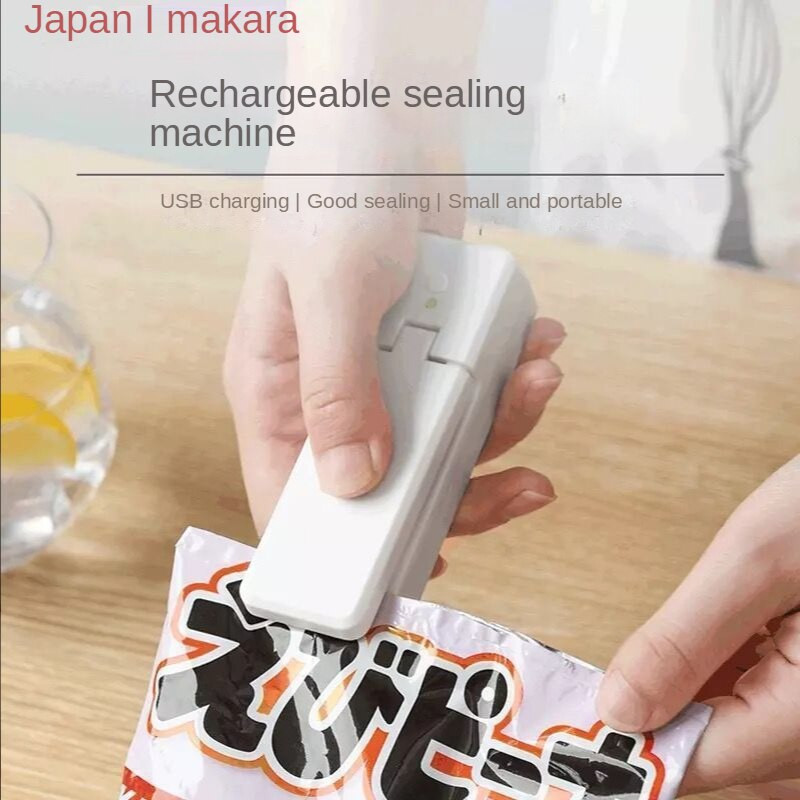 Nešiojamoji sandarinimo mašina, įkraunama mini maisto plastikinių maišelių šilumos sandarinimo priemonė, buitinė pakavimo plastikinė sandarinimo mašina, magnetinė