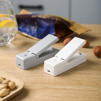 USB акумулаторна машина за запечатване Машина за термично запечатване Машина за термозапечатване Опаковка за храна Кухненска щипка за храна