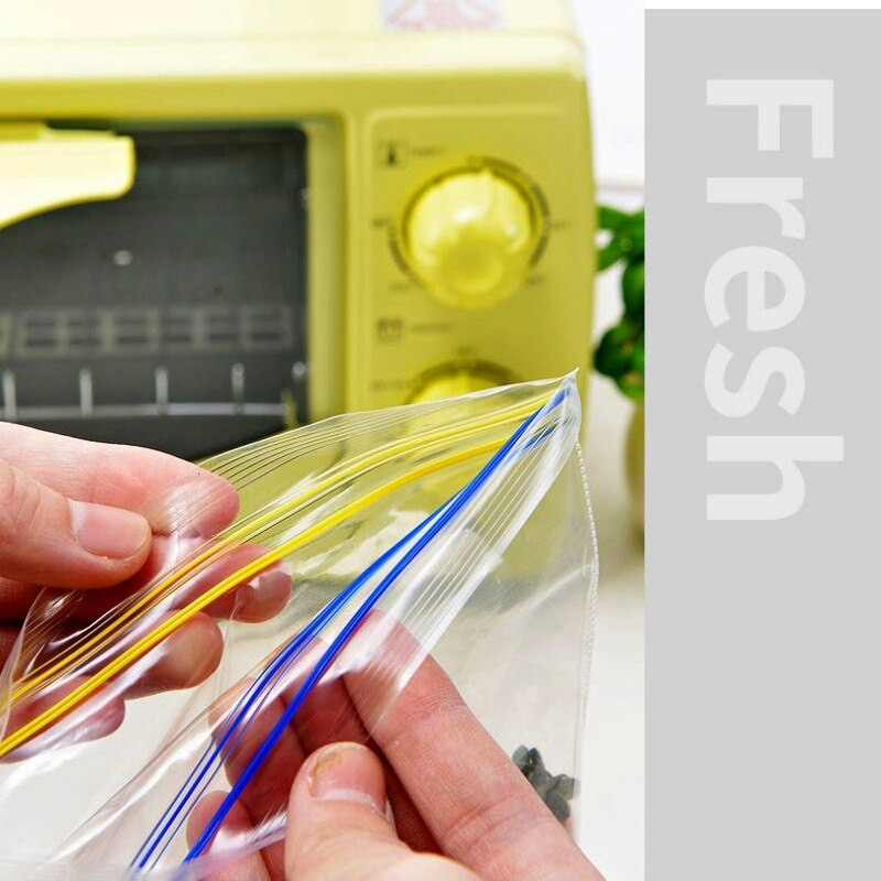 30-65 komada Plastične vrećice za pakiranje Voće Vreća za skladištenje hrane Višekratna vrećica za zatvaranje zamrzivača Kuhinjski hladnjak Čuvanje hrane