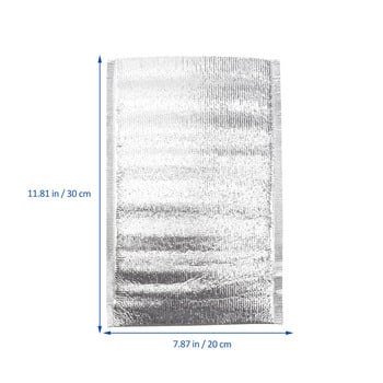 Чанта Термоизолирани торбички Фолио Торбичка Изолация Сандвич Алуминиеви облицовки Многократно използваеми студени пратки Доставка Малка закуска