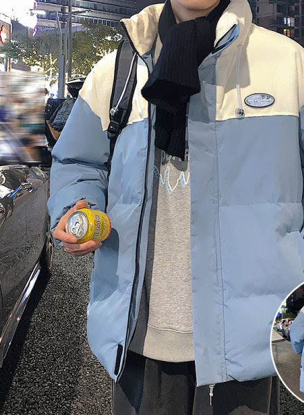 Geaca barbati de toamna-iarna cu fermoar