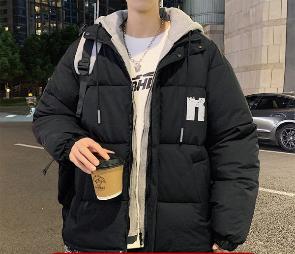 Hanorac solid cu glugă pentru bărbați în mai multe culori