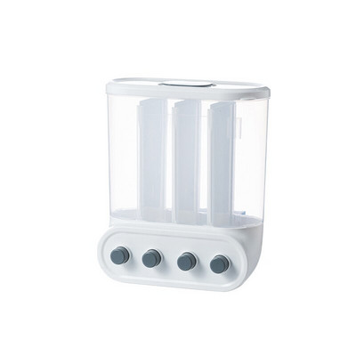 Sieninis grūdų dalytuvas Sandarus maisto laikymo bakas Ryžių kibiras konteineriai skaidrūs spaudai grūdų pupelių organizatorius