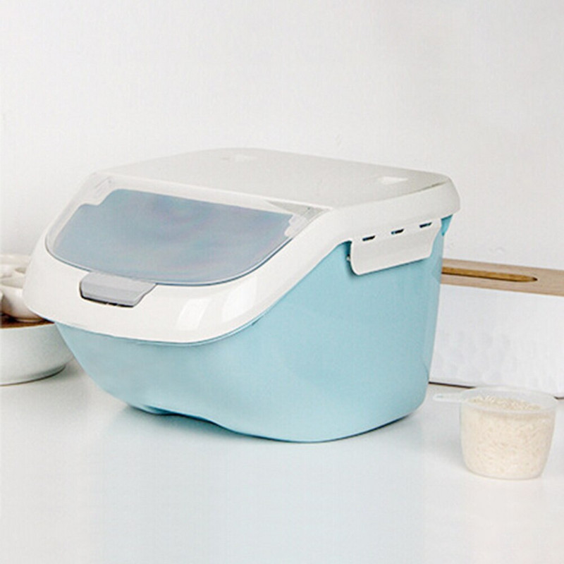 6 kg ryžių laikymo dėžutė, grūdų grūdų dozatorius, atverčiamas dangtelis, maisto ruošimo indas, virtuvės laikiklis, sandarus ryžių kibiras, atsparus vabzdžiams