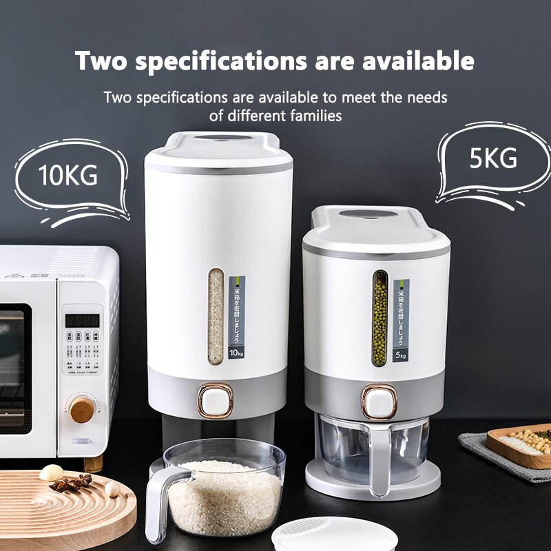 5/10KG kuhinjski spremnik Nano bačva, zatvorena kutija za ručak otporna na vlagu Spremnik za skladištenje žitarica Kutija za skladištenje hrane za pse Kutija za skladištenje žitarica