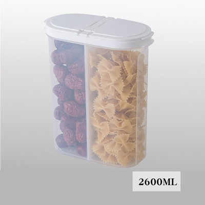 Кухненски органайзер Контейнер за храна за съхранение Хладилник Органайзер Прозрачен за удобство в кухнята Кутия за съхранение на купа за захар