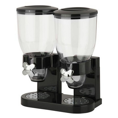 Višenamjenski spremnici za pohranu hrane Dozator za suhu hranu za žitarice Posuda za pohranu s dvostrukom kontrolom Kuhinjska boca za pohranu