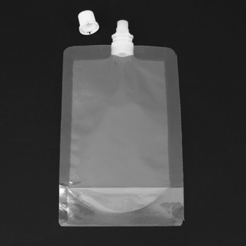 100 τμχ Stand-up πλαστική σακούλα ποτού Θήκη για στόμιο ποτών για υγρό χυμό γάλακτος Τσάντα καφέ με ακροφύσιο Τσάντα ποτού