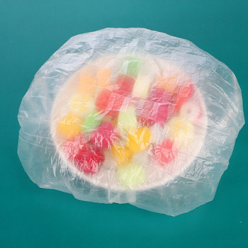 HOT SALE 600Pcs επαναχρησιμοποιούμενες πλαστικές σακούλες Κάλυμμα τροφίμων Ελαστικό ελαστικό ρυθμιζόμενο καπάκι μπολ Καθολική σφραγίδα περιτυλίγματος Fresh Keeping Caps