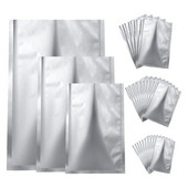 25 τεμάχια 3 μεγέθη Mylar τσάντες αλουμινίου αλουμινίου, αλουμινόχαρτο επίπεδες σακούλες θερμότητας σφράγισης σακούλες αποθήκευσης Θήκη για φαγητό Κόκκοι τσαγιού καφέ