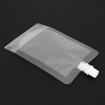Νέα 100 τμχ Stand-Up πλαστική σακούλα ποτού Θήκη για στόμιο ποτών για υγρό χυμό γάλακτος Τσάντα καφέ με ακροφύσιο τσάντα ποτού