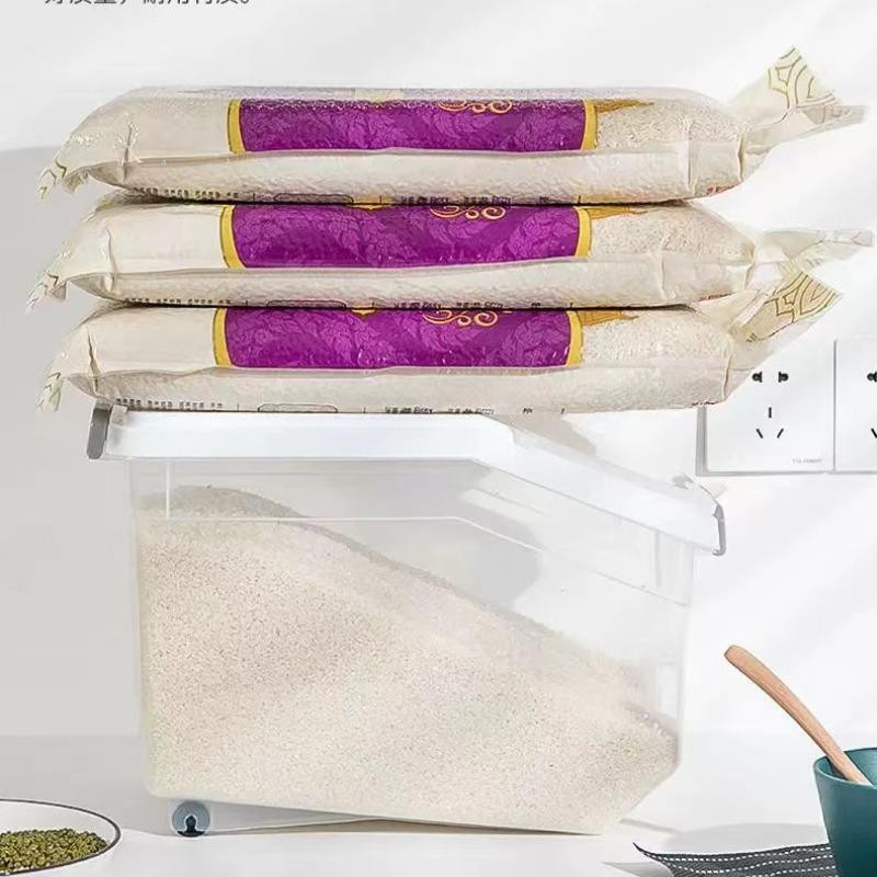 10 kg vedro na ryžu, plastová nádrž na ryžu, vedro na múku, odolné voči hmyzu, vlhkosť odolné, kuchynské multifunkčné úložné boxy s krytom