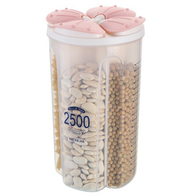 Запечатана кутия за съхранение на диспенсър за зърнени култури Кухненски контейнер за хранителни зърна Хубава кухненска кутия за съхранение на зърнени храни