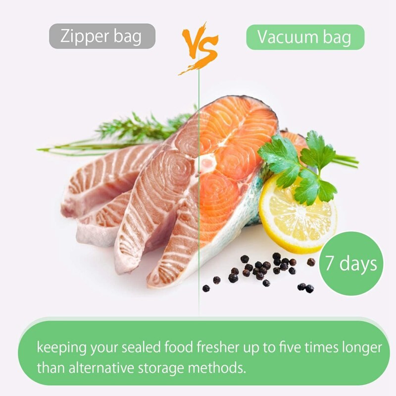 Vákuové baliace vrecká, balenie po 3 rolky, na úsporu potravín, odolné vákuové skladovacie vrecká na varenie sous vide s mrazničkou