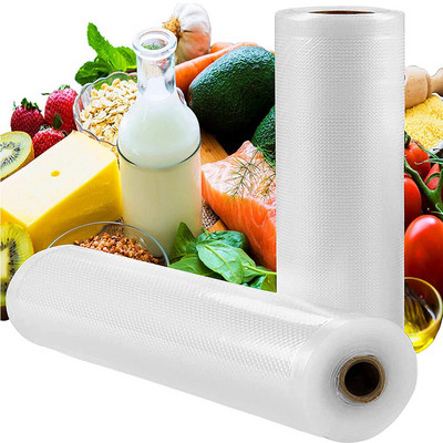 4 Rolls Food Saver Vakuuminis sandariklis Rolls Maisto laikymo maišeliai Rolls