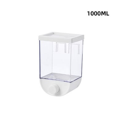 Dozator de cereale pentru presă montat pe perete Cutii de depozitare a cerealelor Organizator de containere pentru alimente uscate Cutie de depozitare pentru bucătărie Dozator de alimente