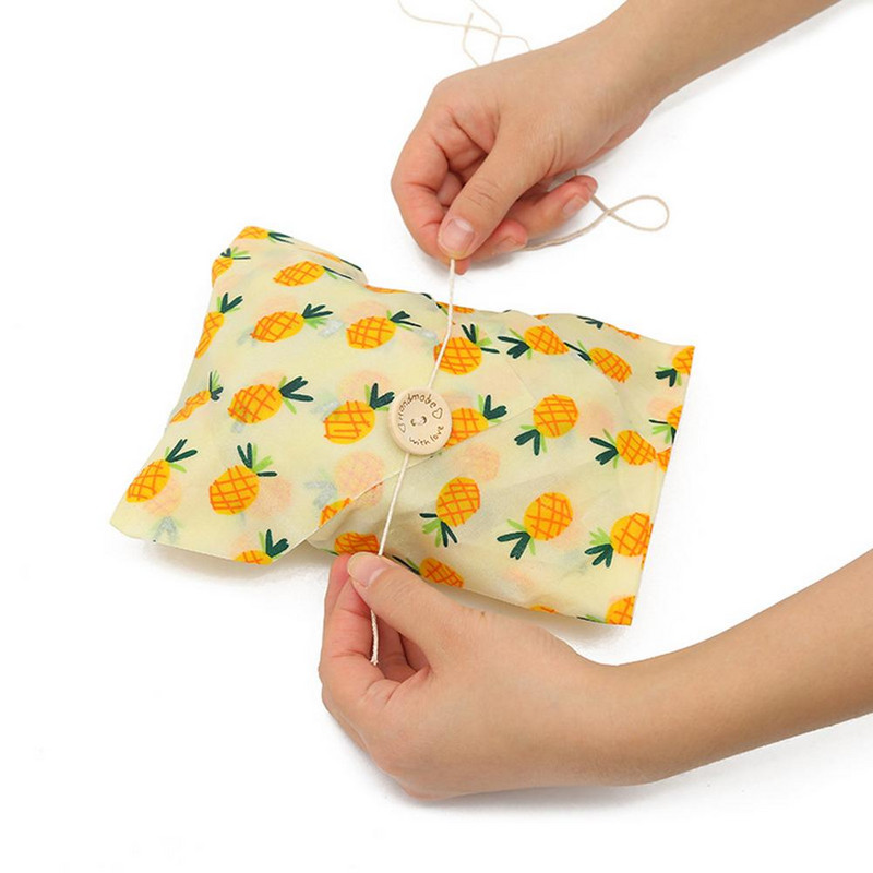 Potravinový obal na opakované použitie, udržiavanie čerstvosti, včelí vosk na potraviny, opakovane použiteľný baliaci papier na potraviny, ovocie a zeleninu, utierka na udržiavanie čerstvosti