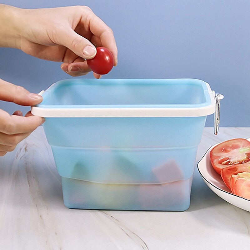 Silikonska vrećica za pohranu hrane Vreća s patentnim zatvaračem za pohranu hrane Zamrzivač za višekratnu upotrebu, kuhinja i pohrana