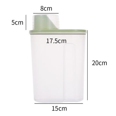 12KG кухненски контейнер за съхранение на ориз Кофа за ориз Запечатана кутия за зърнени храни Устойчив на насекоми Влагоустойчив контейнер за зърно Кухненско съхранение