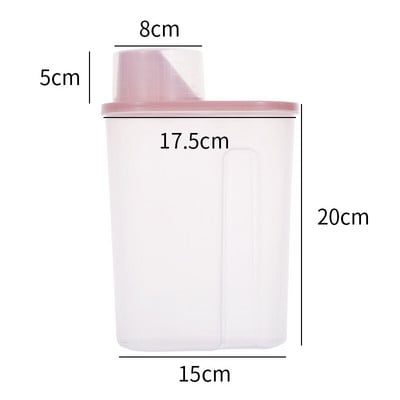 12KG кухненски контейнер за съхранение на ориз Кофа за ориз Запечатана кутия за зърнени храни Устойчив на насекоми Влагоустойчив контейнер за зърно Кухненско съхранение