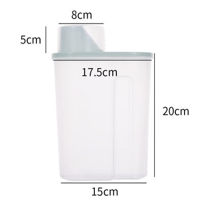 12KG кухненски контейнер за съхранение на ориз Кофа за ориз Запечатана кутия за зърнени храни Устойчив на насекоми Влагоустойчив контейнер за зърно Кухненско съхранение