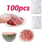 Vienkartiniai Saran Wrap plastikiniai maišeliai Maisto dangtelis Elastingi maisto laikymo dangteliai Virtuvės Daugkartinio naudojimo tamprus įvyniojimas Šviežias laikymo indas