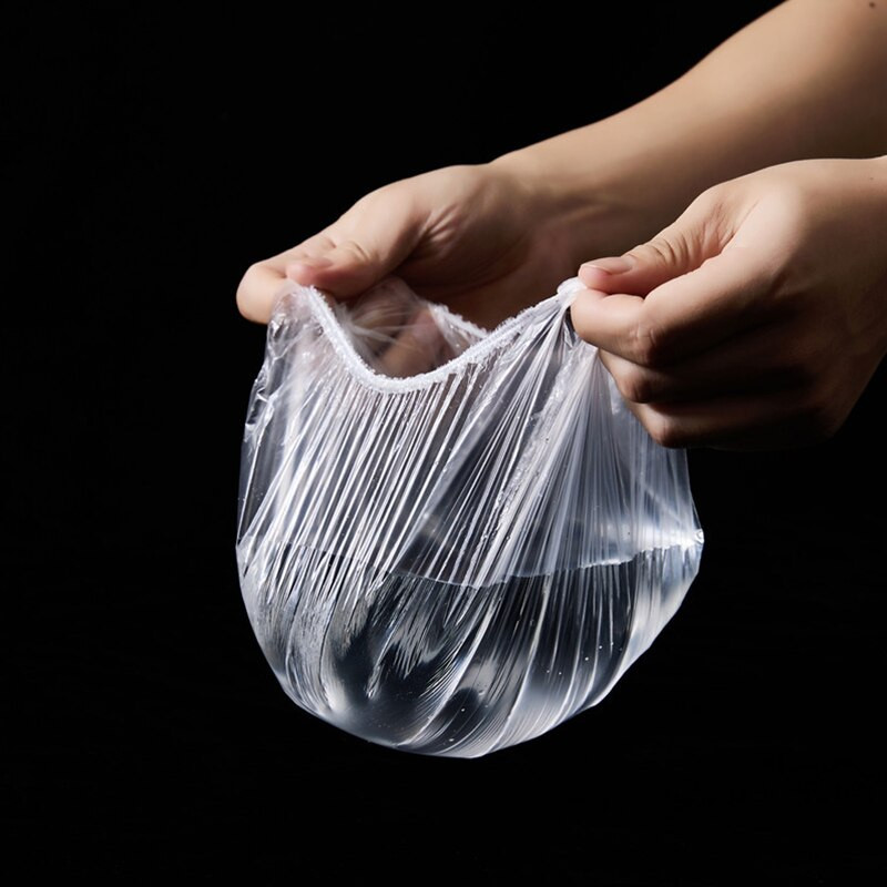 200-1000 vnt vienkartinis plastikinis maišelis Elastinis maisto maišelis maisto konservavimo maišelis maisto dangtelis vaisių ir daržovių laikymui plastikinis įvyniojimas